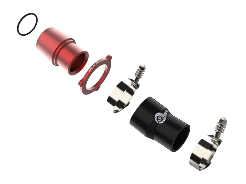 aFe BladeRunner 15-20 VW GTI Turbo Muffler Delete for OE Charge Pipe - Red-thumbmail-4