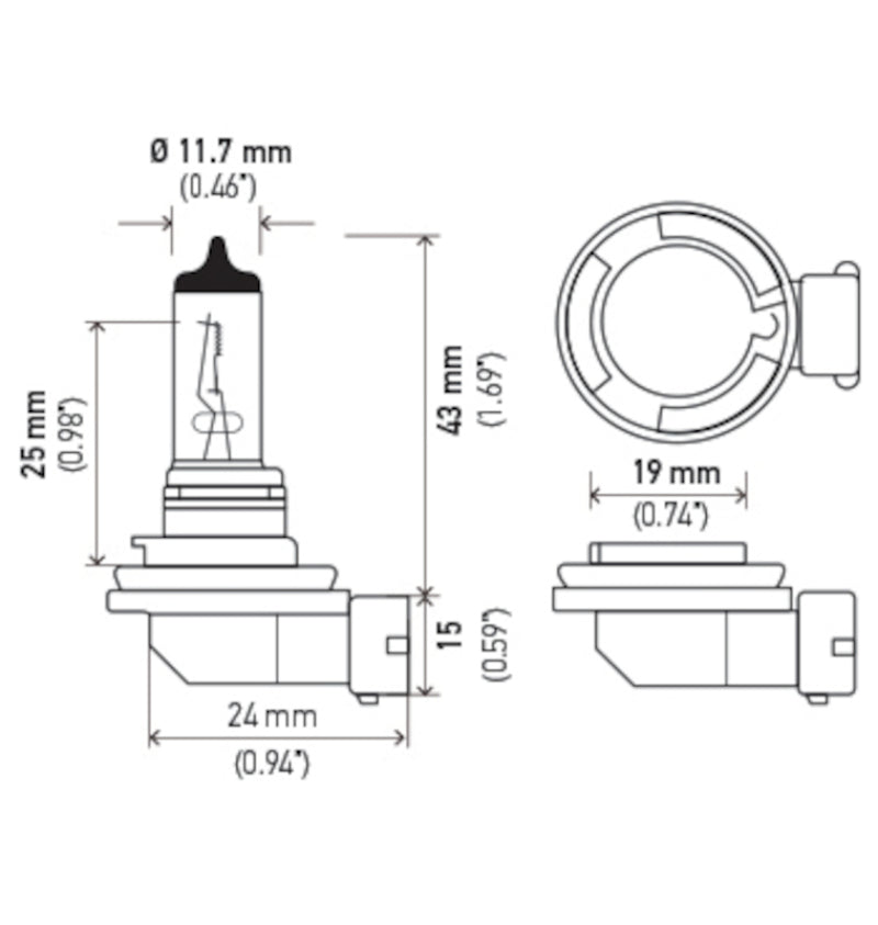 Hella Bulb H8 12V 35W PGJ19-1 T4-thumbmail-4