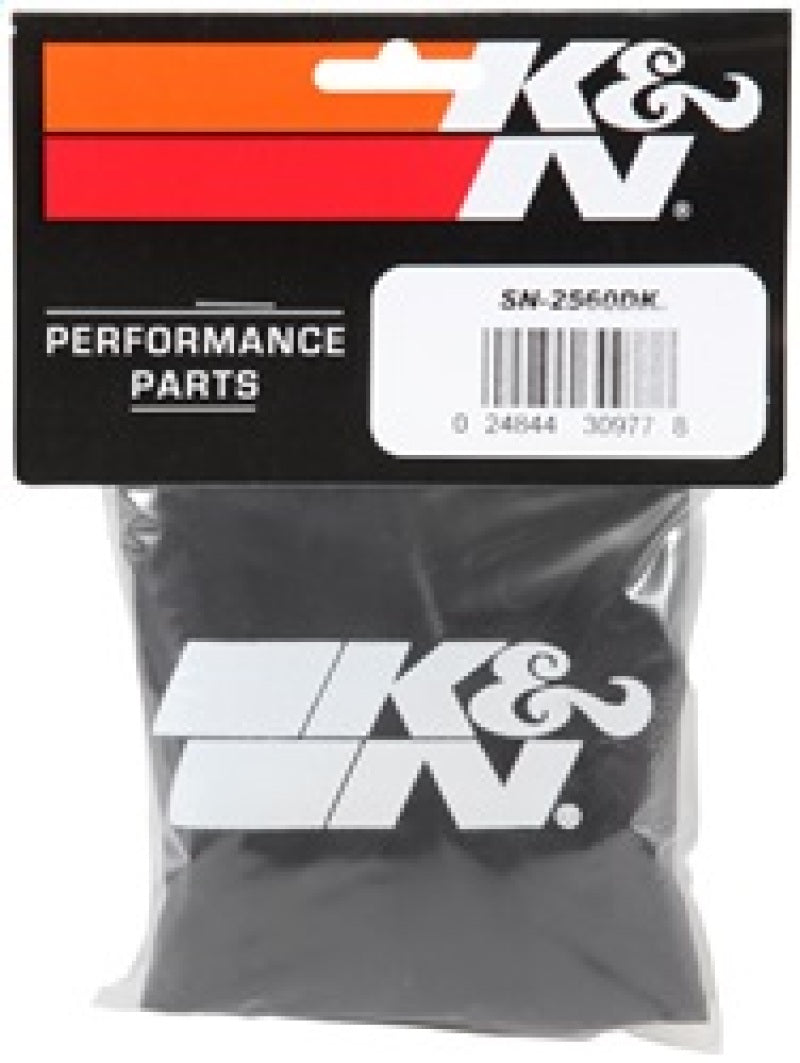 K&N Filter Wrap Drycharger Oval Tapered Black - 3.25in Base I/S Width x 2.5in Top I/S Width x 7in H-thumbmail-5