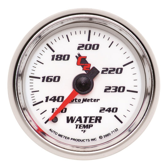 Autometer C2 52mm Mechanical 120-240 Deg F Water Temperature Gauge
