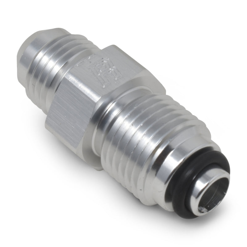 Russell Performance -6 AN (male to 5/8in-18 O-ring seal) Power Steering Adapter. Clear anodized-thumbmail-6