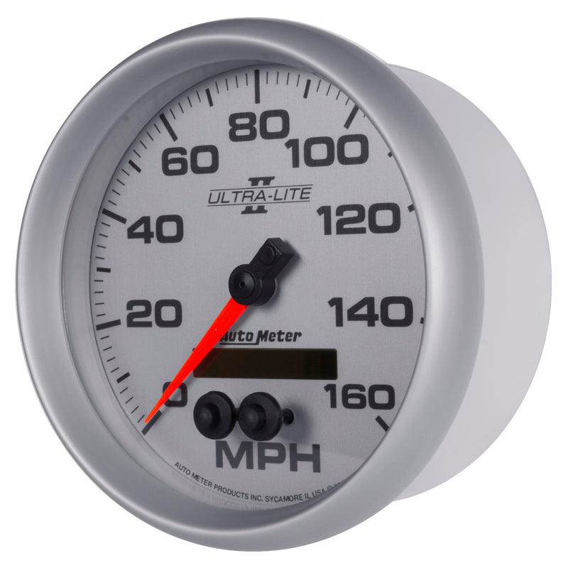 Autometer Ultra-Lite II 5in 0-140MPH In-Dash Electronic GPS Programmable Speedometer-thumbmail-3