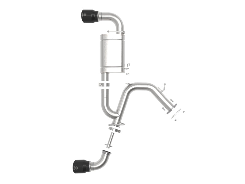 aFe Takeda Exhaust Axle-Back 19-20 Hyundai Veloster N 304SS Black Dual Tips Exhaust-thumbmail-3