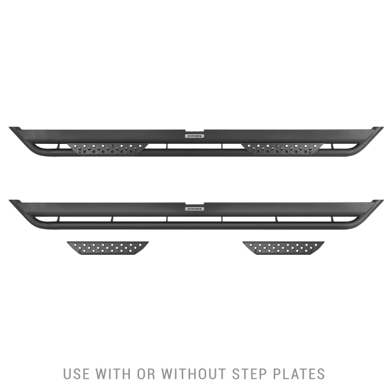 Go Rhino Dominator Xtreme DT Side Steps - Tex Blk - 80in. (Boards ONLY/Brackets Req.)-thumbmail-5