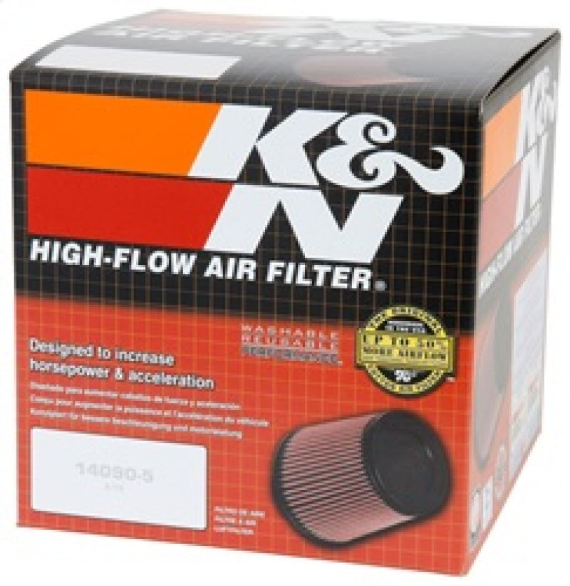 K&N Filter Universal Rubber Filter 3in Flange ID 6in Base OD 5.125in Top OD 5in Height-thumbmail-9