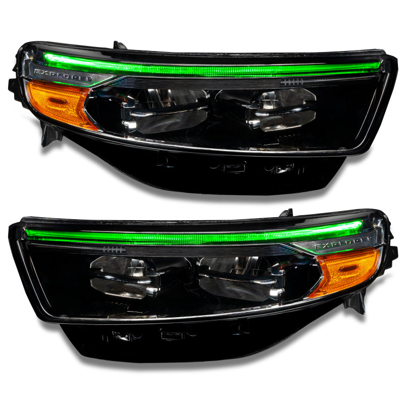 Oracle 20-22 Ford Explorer Dynamic RGB Headlight DRL Upgrade Kit - ColorSHIFT - Dynamic-thumbmail-3