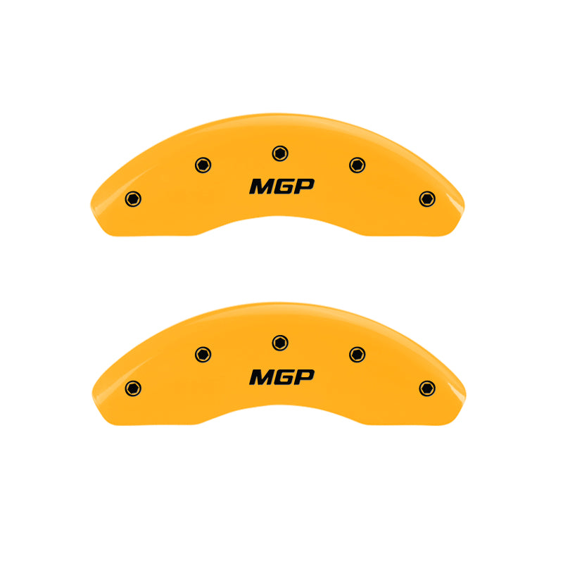 MGP 4 Caliper Covers Engraved Front & Rear MGP Yellow Finish Black Characters 2002 Acura RSX-thumbmail-1