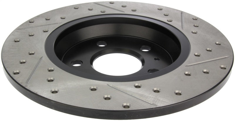 StopTech Power Slot 09-10 Audi A4/A4 Quattro / 08-10 A5 / 10 S4 Rear Right Drilled & Slotted Rotor-thumbmail-4
