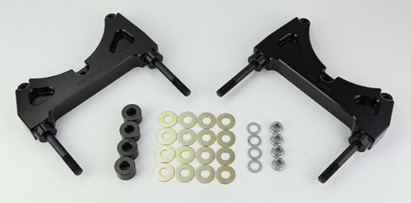 Wilwood Brackets (2) - w/Mounting Kit - SL4R - P-Brake Kit 14in Rotor-thumbmail-1