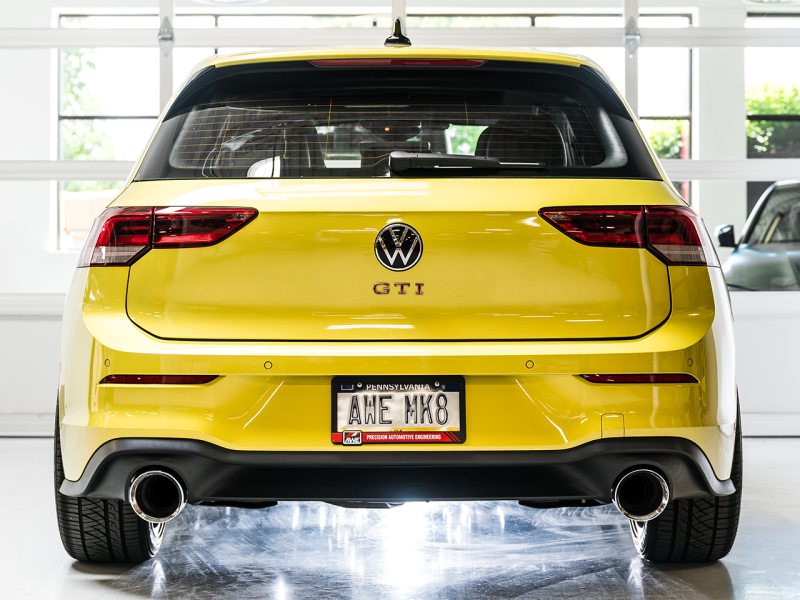 AWE 2022 VW GTI MK8  Track Edition Exhaust - Chrome Silver Tips-thumbmail-3