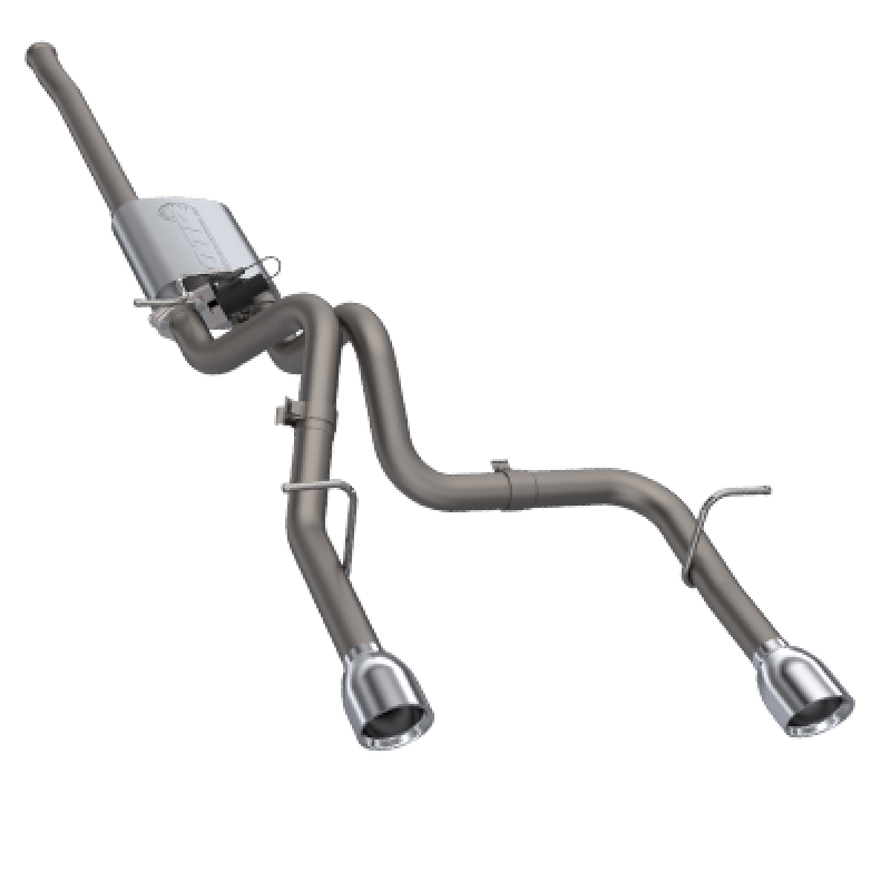 QTP 2018 Jeep Wrangler JL 304SS Screamer Cat-Back Exhaust 4DR w/4in Tips-thumbmail-2