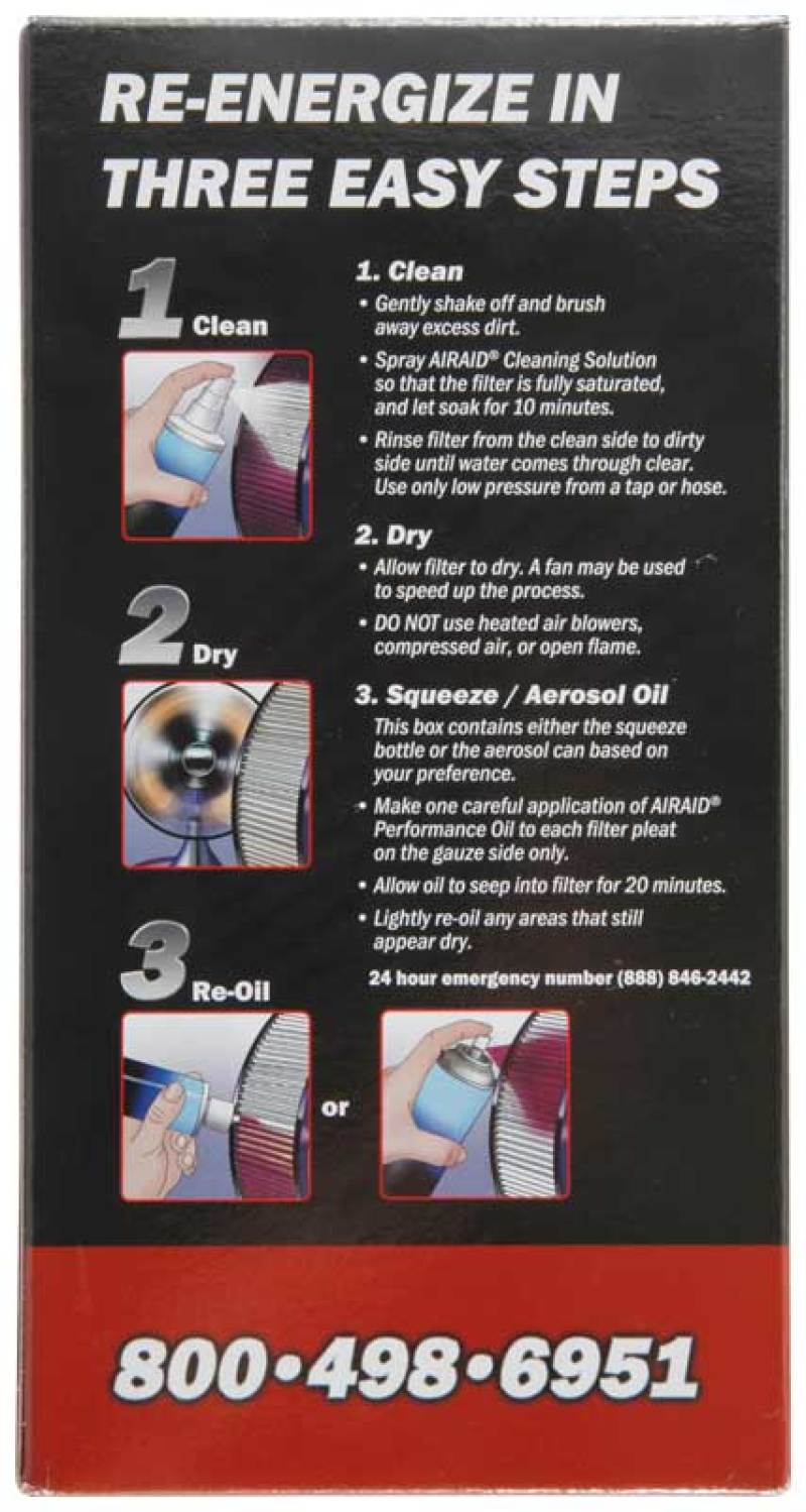 Airaid Renew Kit - 12oz Cleaner / 8oz Squeeze Oil-thumbmail-8