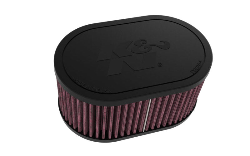 K&N 2-1/8in DUAL FLG 6-1/4 X 4inOD 3inH Universal Clamp-On Air Filter-thumbmail-1