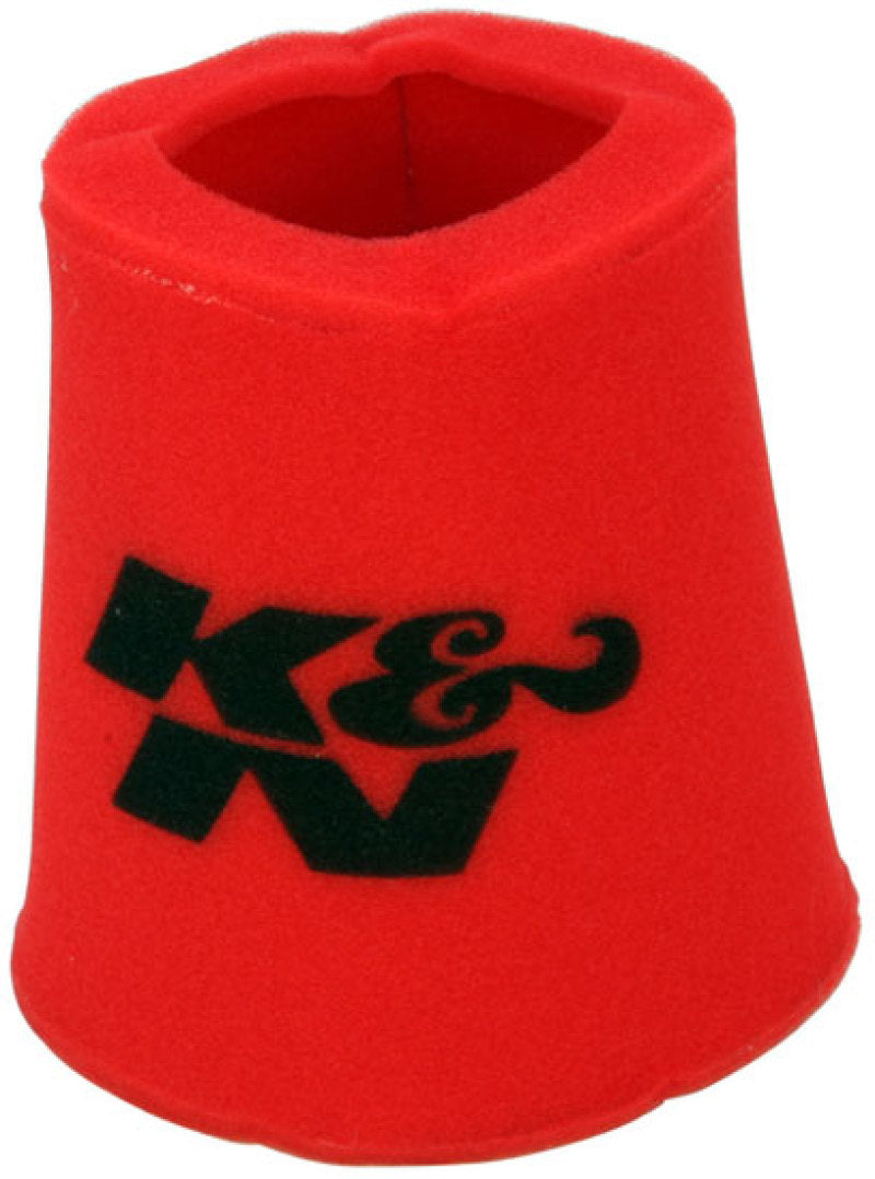 K&N Airforce PreCleaner Round Tapered Red Air Filter Foam Wrap 6in Base ID x 5in Top ID x 9in H-thumbmail-1