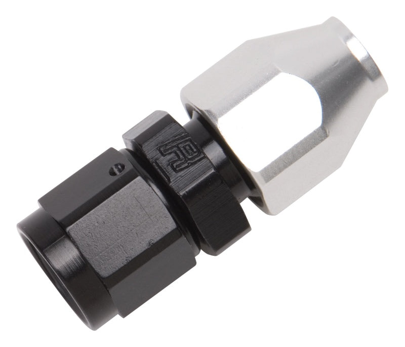 Russell Performance Black/Silver -6 AN Female Swivel to 3/8in Aluminum Tube-thumbmail-1