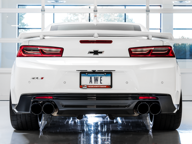 AWE Tuning 16-19 Chevrolet Camaro SS Axle-back Exhaust - Touring Edition (Quad Diamond Black Tips)-thumbmail-4