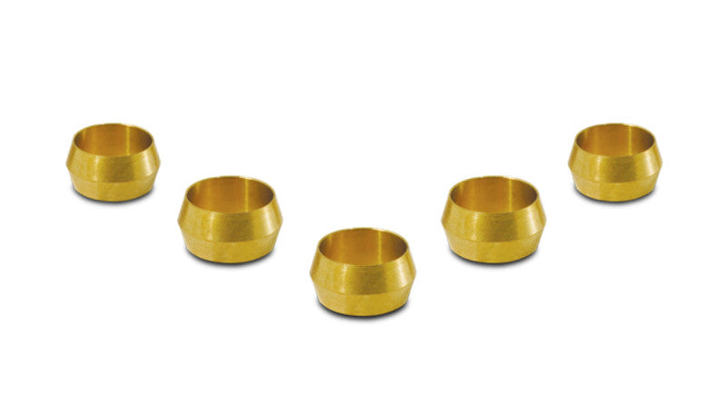 Vibrant 5/8in Brass Olive Hardline Tubing Inserts (2 Pack)-thumbmail-2