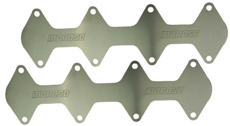 Moroso Ford 4.6/5.4 Modular Exhaust Block Off Storage Plate - Pair-thumbmail-1