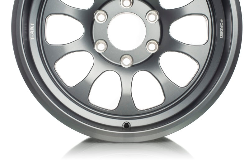 Titan 7 T-AK1 17x8.5 6x139.7 -8 Offset / 106.3 CB Satin Titanium Wheel (Dropship ONLY)-thumbmail-3