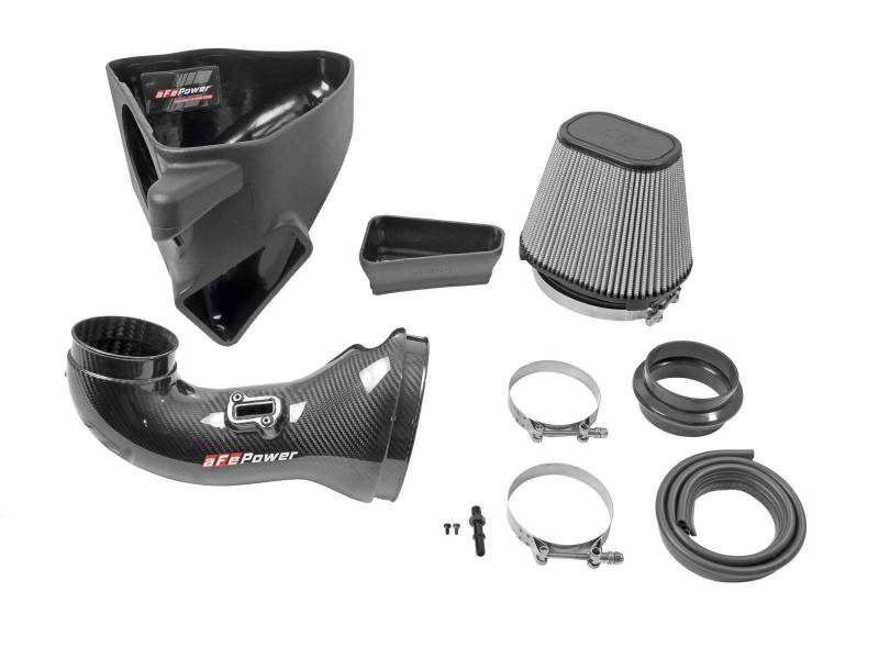 aFe 17-12 Chevrolet Camaro ZL1 (6.2L-V8) Track Series Carbon Fiber CAI System w/ Pro-DRY S Filters-thumbmail-4