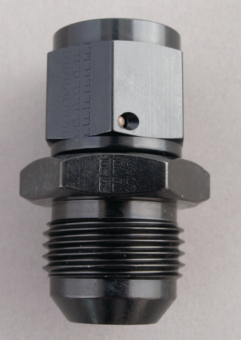 Fragola -8AN Nut x -6AN Male Swivel Reducer - Black-thumbmail-1