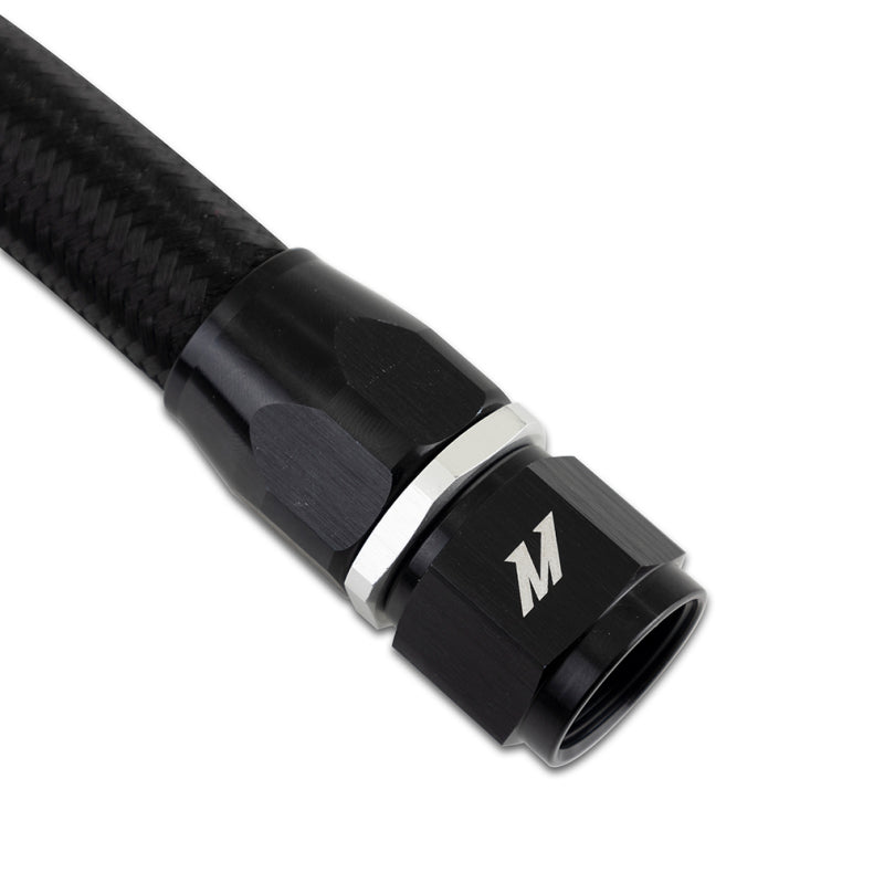 Mishimoto 3Ft Stainless Steel Braided Hose w/ -10AN Straight/90 Fittings - Black-thumbmail-2
