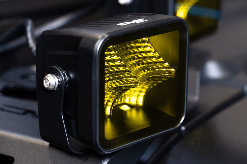 DV8 Offroad 3in Elite Series LED Amber Pod Light-thumbmail-4