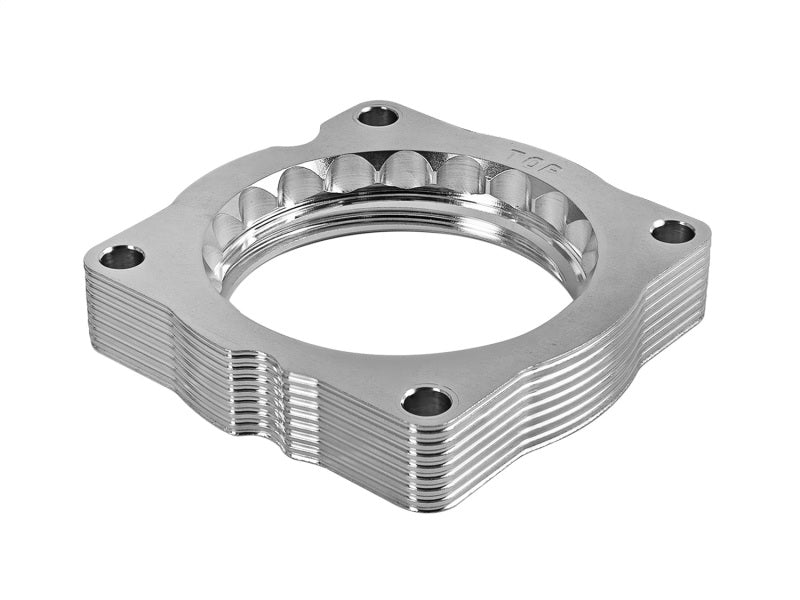 aFe Silver Bullet Throttle Body Spacer TBS 17-19 Nissan Patrol (Y61) I6-4.8L-thumbmail-3