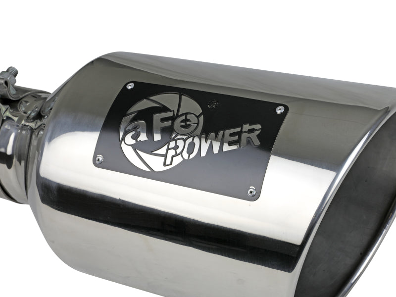 aFe Power MACH Force-Xp 304 Stainless Steel Clamp-on Exhaust Tip - Polished-thumbmail-2