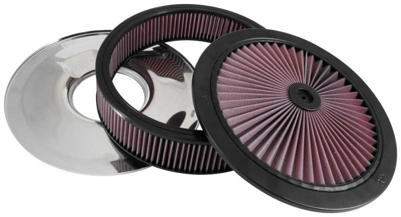 K&N X-Stream Top Assembly 14in OD 5.125in Neck Flange 4.62in H w/Vent-thumbmail-6