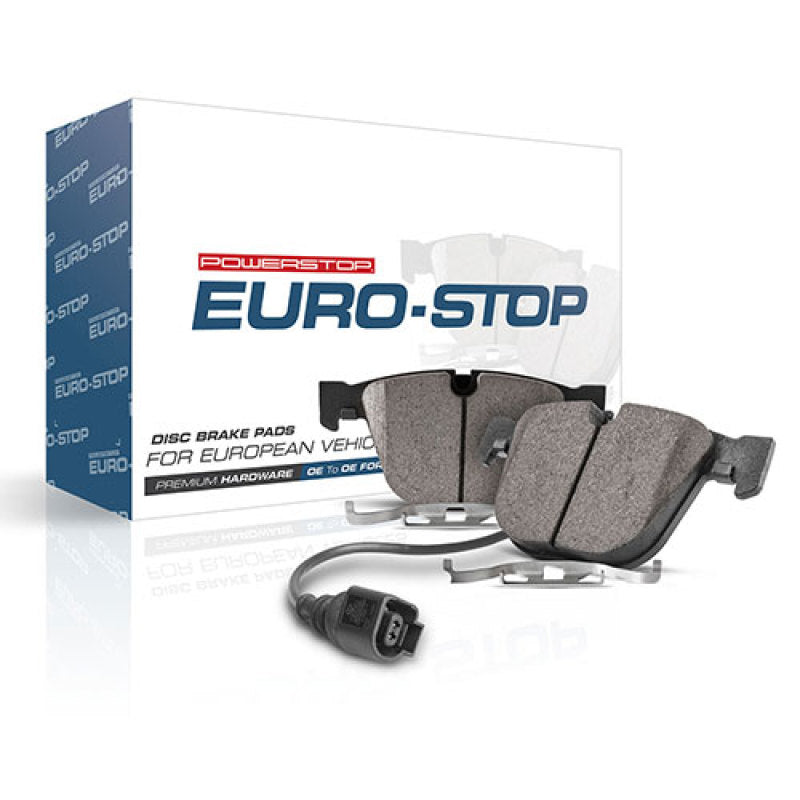 Power Stop 13-16 Audi allroad Euro-Stop ECE-R90 Rear Brake Pads-thumbmail-1