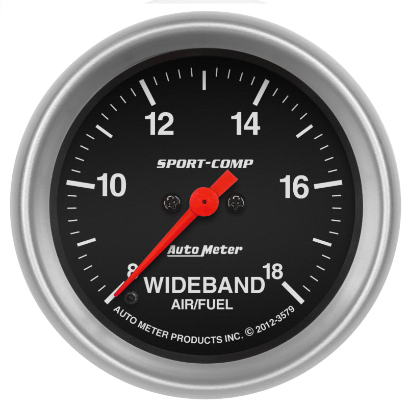 Autometer Sport-Comp 2-5/8in Wideband Air/Fuel Ratio Analog 8:1-18:1 AFR-thumbmail-1