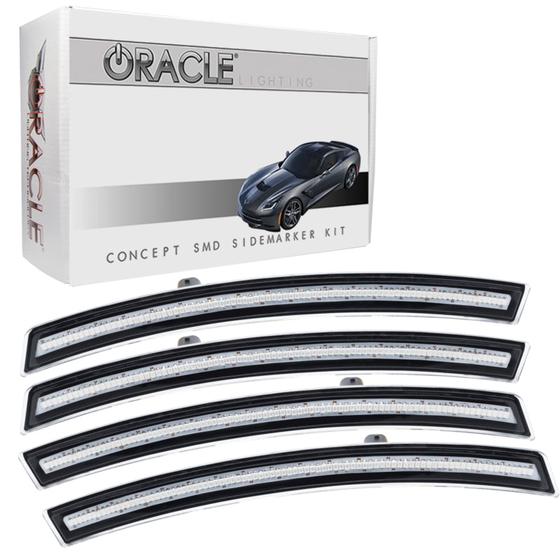Oracle Chevrolet Corvette C7 Concept Sidemarker Set - Clear - No Paint-thumbmail-5