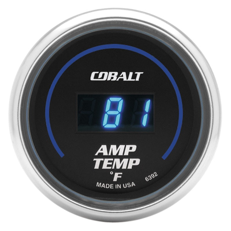 AutoMeter Gauge Stereo Amp Temperature 2-1/16in. 250 Deg. F Digital Cobalt-thumbmail-1