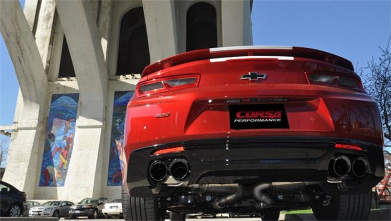 Corsa 2016 Chevrolet Camaro SS 6.2L V8 2.75in Black Sport Axle-Back Exhaust-thumbmail-2