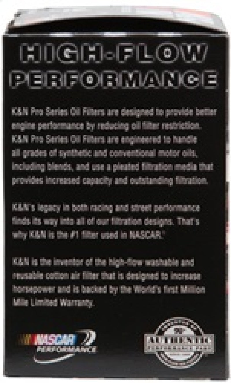 K&N Oil Filter for Ford/Lincoln/Mercury/Mazda/Chrysler/Dodge/Jeep/Jaguar 3in OD x 5.063in H-thumbmail-4