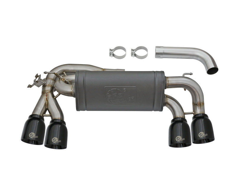 aFe MACHForce XP 3in - 2 1/2in Axle Back 304SS Exhaust w/ Black Tips 16-17 BMW M2 (f87)-thumbmail-4