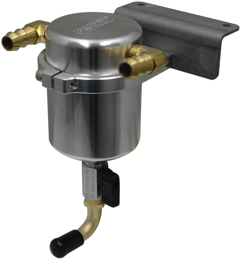 Moroso 15-19 Dodge Charger/Challenger Hellcat Air/Oil Separator Catch Can - Large Body - Billet Alum-thumbmail-1