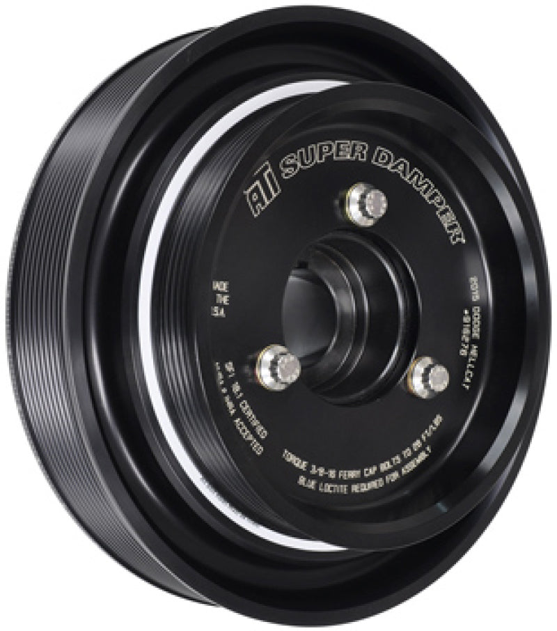 ATI Damper - 7.074in - Alum - 6 Grv - Dodge - 3.7 & 4.7 - V6 w/Bolt On Pulley - More Sizes Avail-thumbmail-1