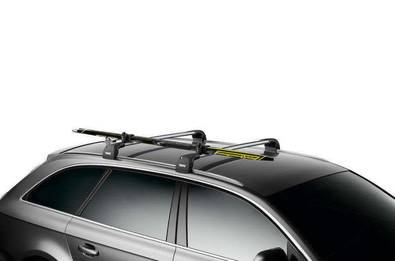 Thule Skiclick Roof Mount Ski Transporter (Fits 1 Pair of Skis) - Black