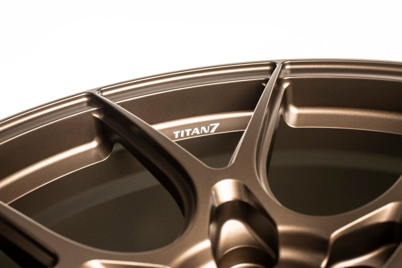 Titan 7 T-CS5 18x9.5 5x114.3 +40 Offset / 73 CB Techna Bronze Wheel (Hub Ring Req.)-thumbmail-4
