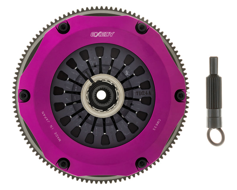 Exedy 96-06 Mitsubishi Evo 4-9 4G63T 2.0L Twin-Organic Clutch Kit-thumbmail-1