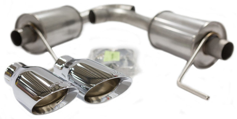 ROUSH 2015-2019 Ford Mustang 3.7L/2.3L V6/I4 Exhaust Kit w/ Round Tips-thumbmail-3