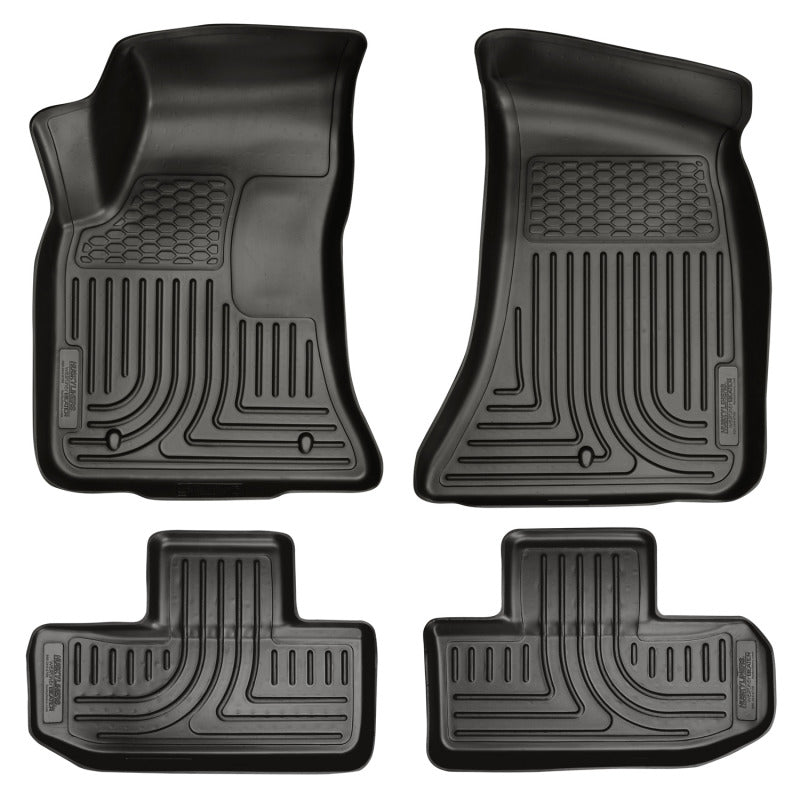Husky Liners 11-12 Dodge Challenger WeatherBeater Combo Black Floor Liners-thumbmail-1