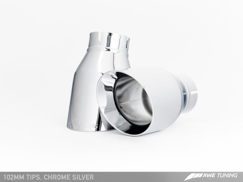 AWE Tuning VW CC Touring Edition Exhaust Dual Outlet - Chrome Silver Tips-thumbmail-7
