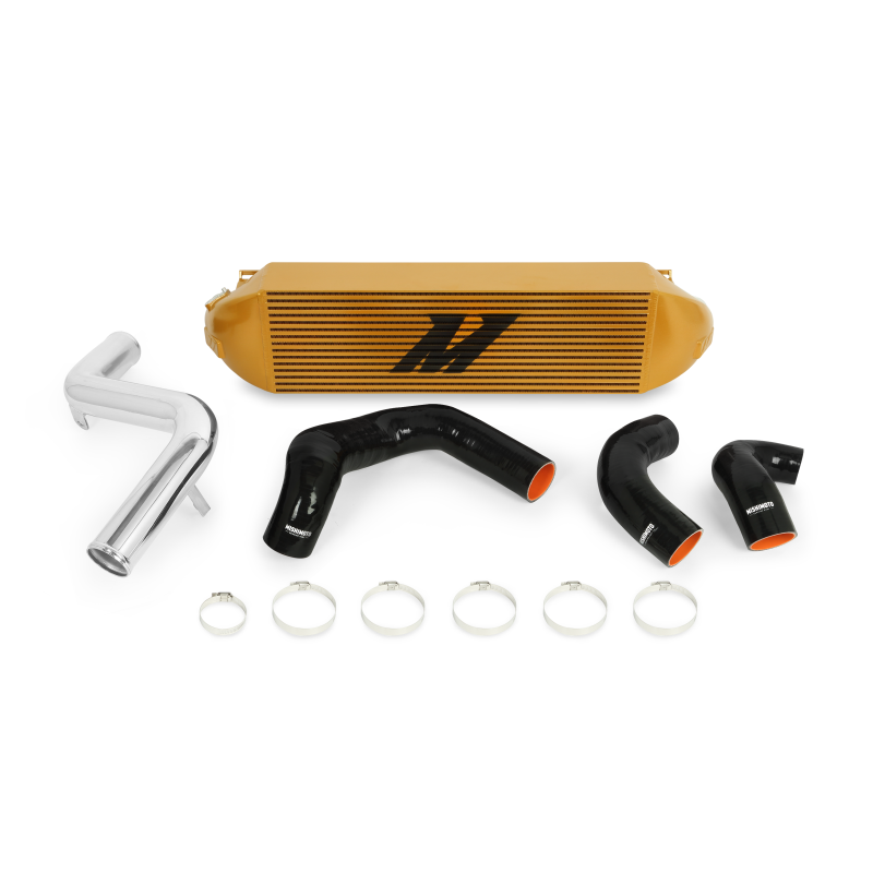 Mishimoto 2013+ Ford Focus ST Gold Intercooler w/ Polished Pipes-thumbmail-2