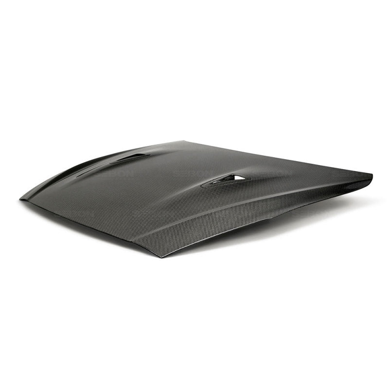 Seibon 17-18 Nissan GT-R OEM Style Carbon Fiber Hood-thumbmail-1
