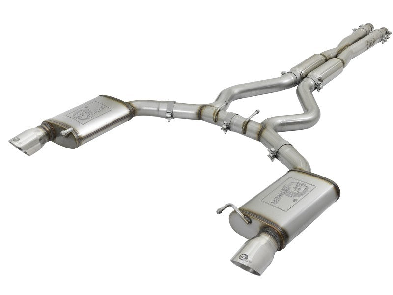 aFe 20-22 Audi RS6 Avant V8 4L(tt) MACH Force-Xp 3in to 2.5in 304 SS Cat-Back Exhaust w/Polished Tip-thumbmail-2