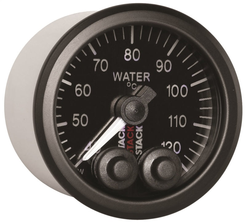 Autometer Stack 52mm 40-120 Deg C 1/8in NPTF Male Pro-Control Water Temp Gauge - Black-thumbmail-2