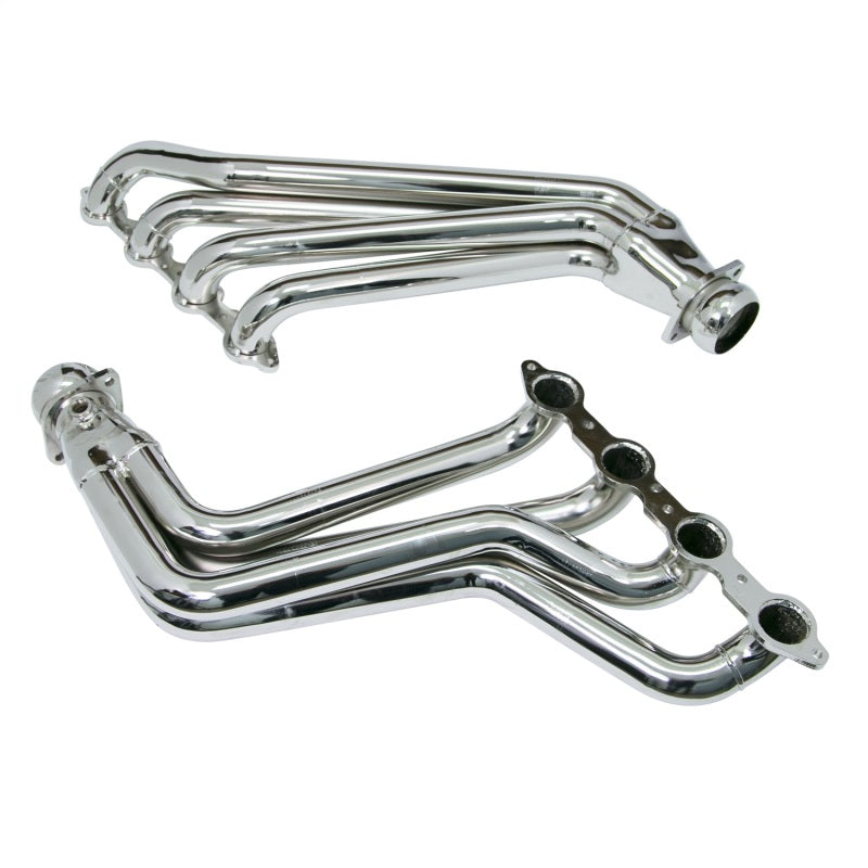 BBK 10-15 Camaro LS3 L99 Long Tube Exhaust Headers With Converters - 1-3/4 Chrome-thumbmail-8